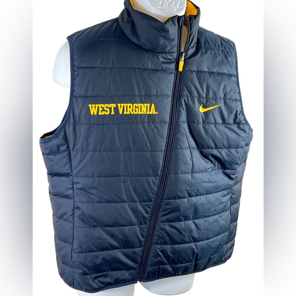 Nike men’s West Virginia Mountaineers reversible puffer vest size xl - Picture 2 of 7